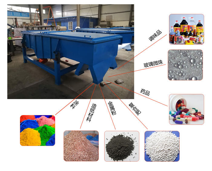 大型直线振动筛应用范围