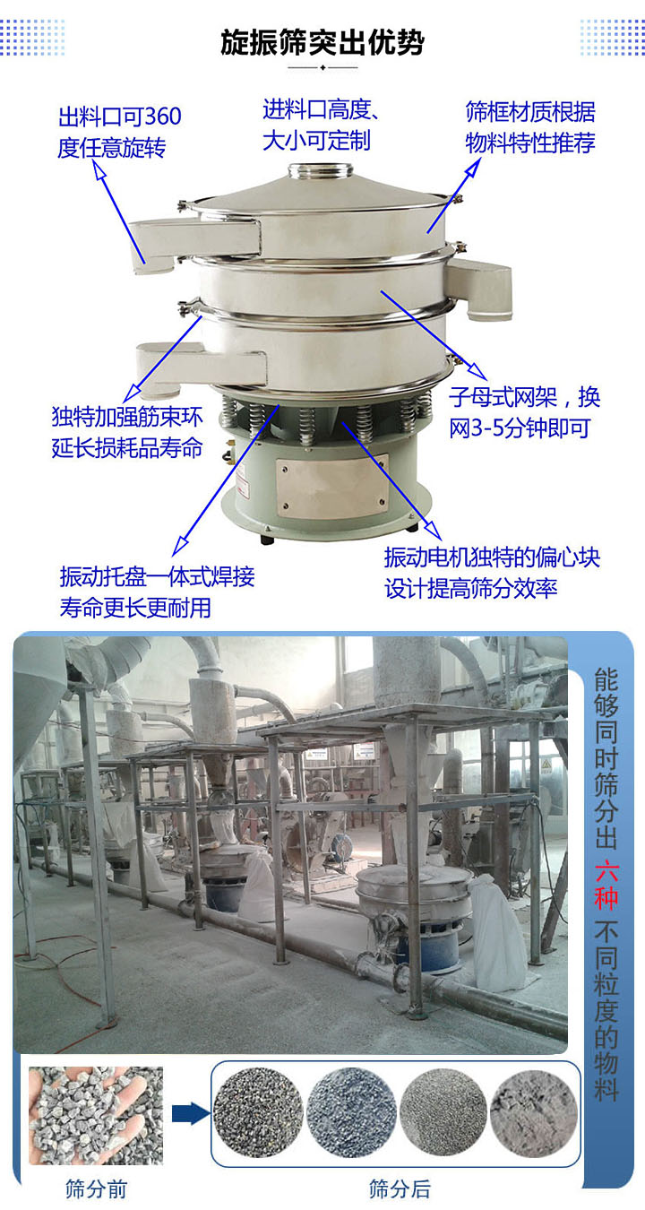 旋振筛优势