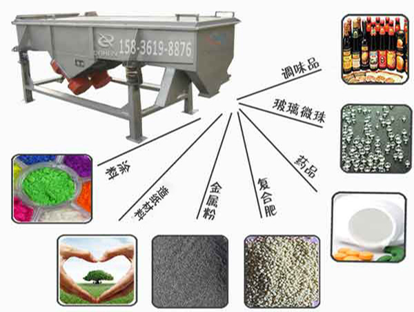 瓜子直线振动筛应用行业