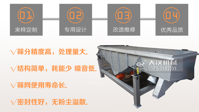 1030直线振动筛特点